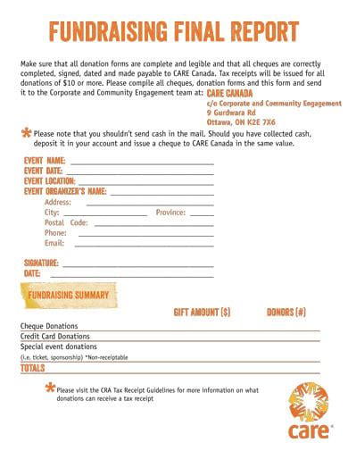 How to Write a Comprehensive Nonprofit Fundraising Report.